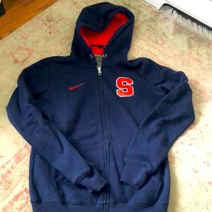 Never worn NIKE Syracuse University zip up